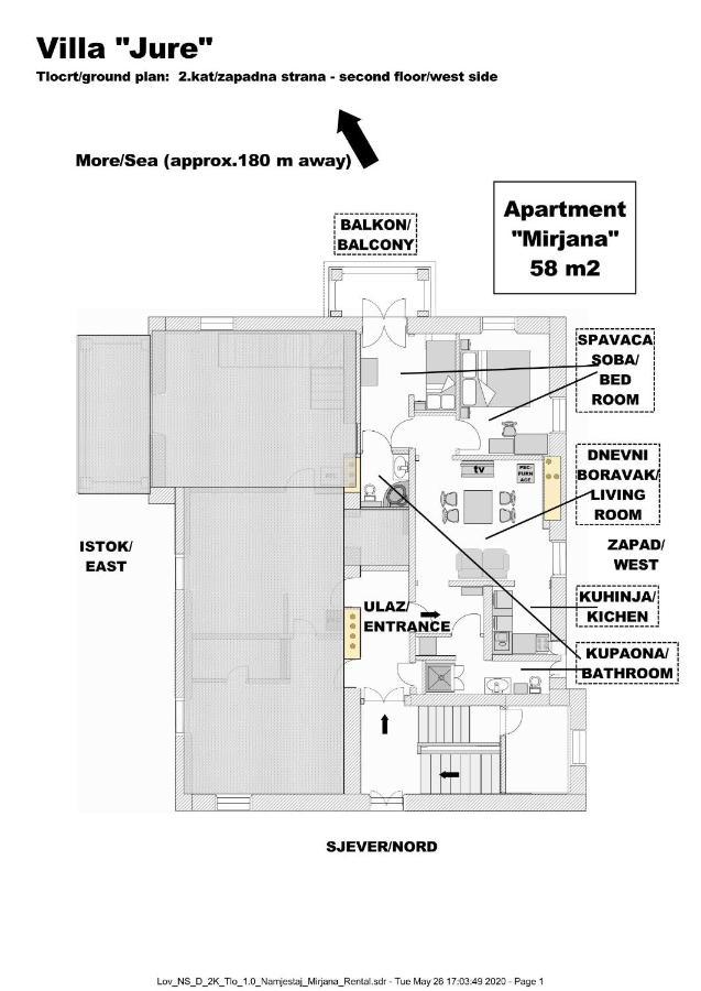 Villa Jure - Apartment Mirjana Lovran Bagian luar foto